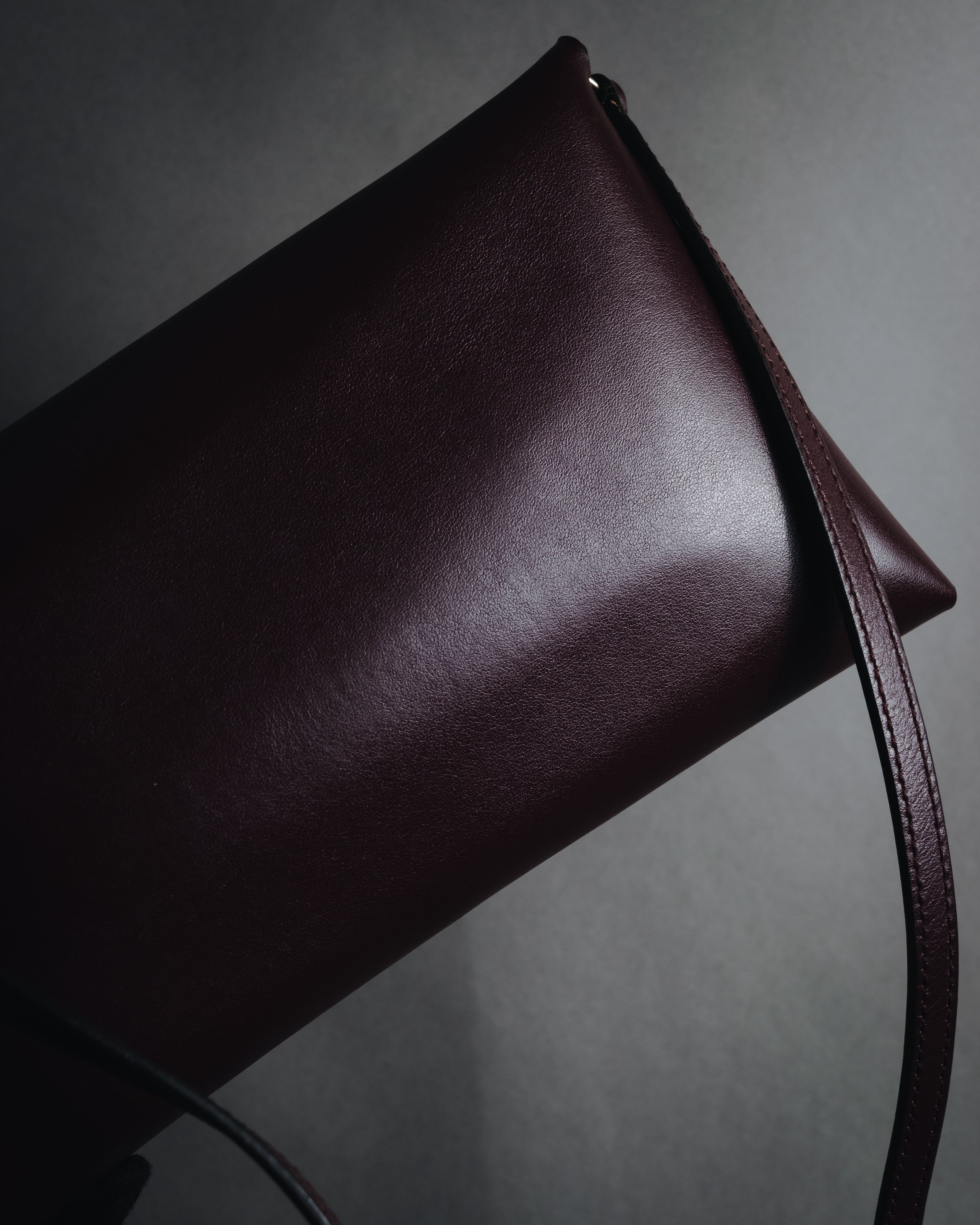 "JIL SANDER" 2018- Minimal Folded leather pochette bag