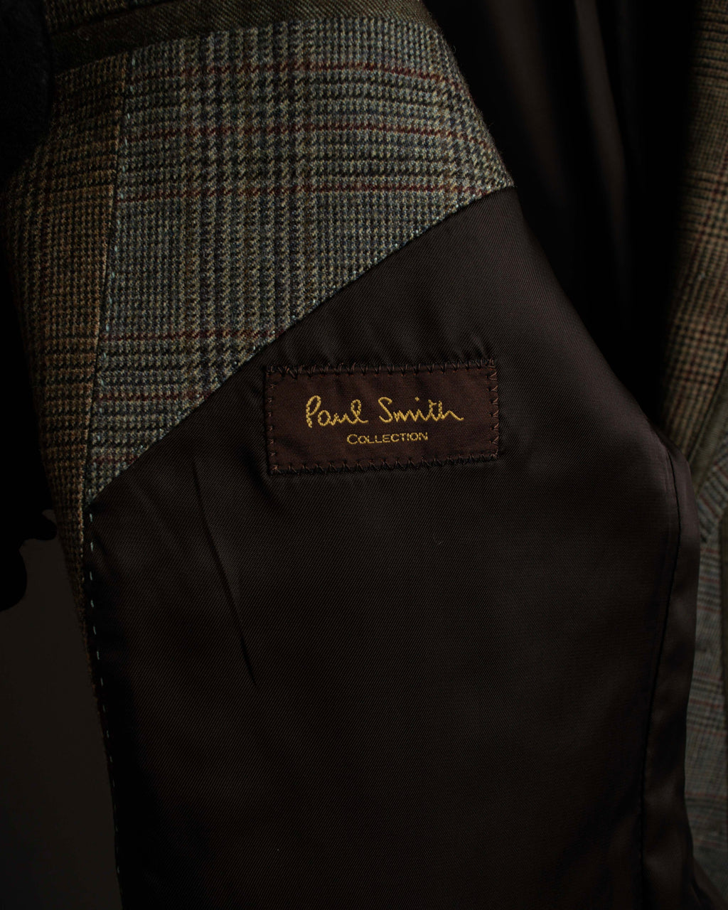 "PAUL SMITH" Flaming detail glen plaid set up