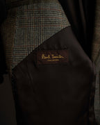 "PAUL SMITH" Flaming detail glen plaid set up