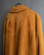 "LOEWE" Out pocket detail oversized suede jacket