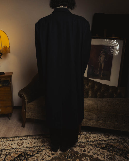 "COMME des GARÇONS HOMME" 80's Tailored wool overcoat