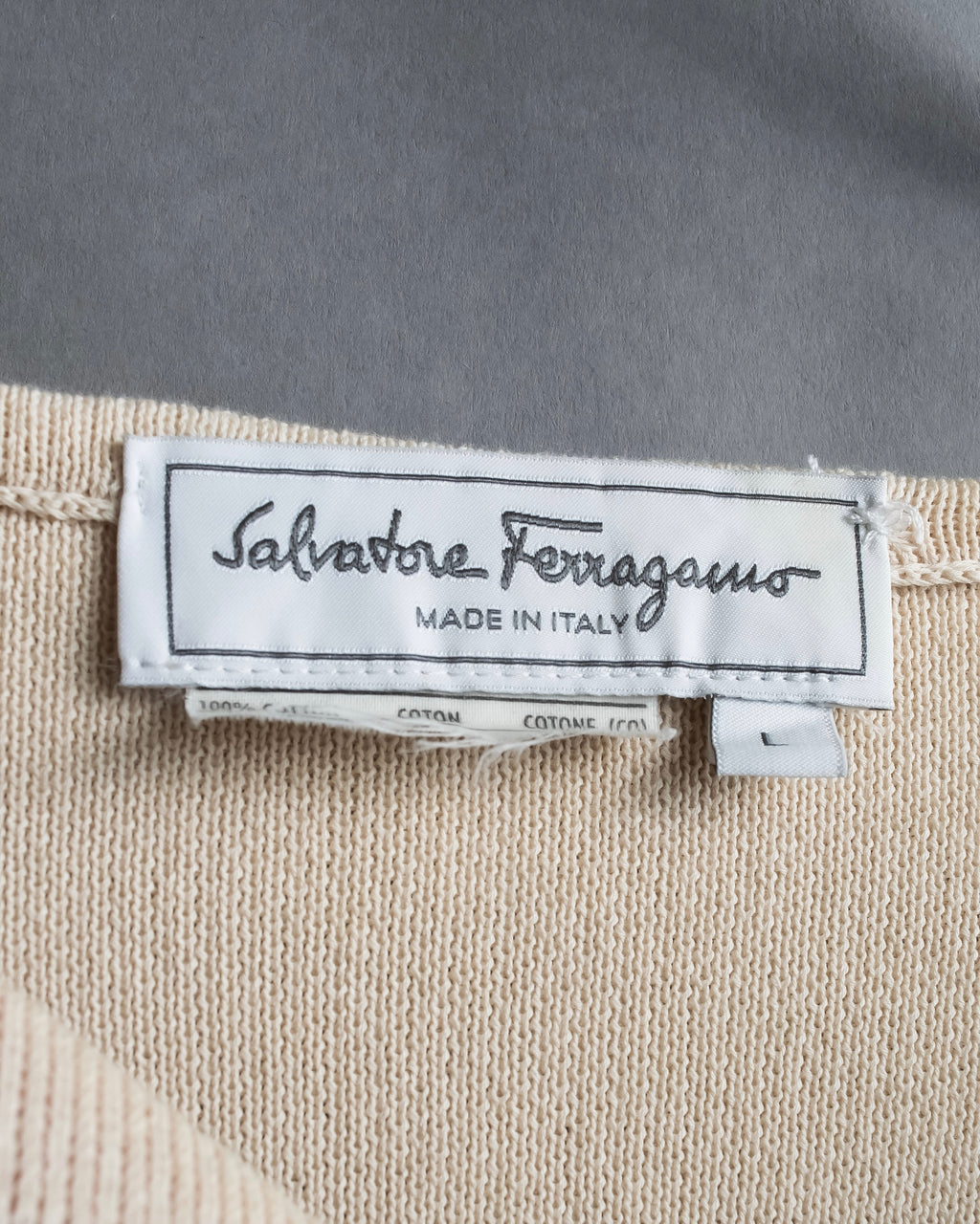 "Salvatore Ferragamo" 2 numbering graphic design intarsia knit