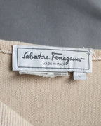 "Salvatore Ferragamo" 2 numbering graphic design intarsia knit