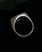"MAISON MARGIELA" 18SS signet design silver ring