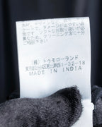 "DRIES VAN NOTTEN" Gather tiered design sheer black dress