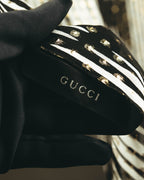 -SPECIAL- “GUCCI” 00’s-10’s Metallic printed sheer stole