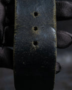 "HERMES" D ring buckle design leather bracelet