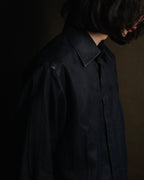 "GUCCI" 2008-2010 Herringbone wide collar dress shirt