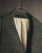 -SPECIAL- “GUCCI” 2019-2021 Glen check double-breasted wool suit