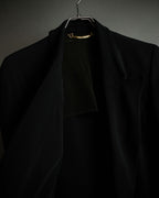 "GUCCI" Three-dimensional lapel design draped tailored jacket