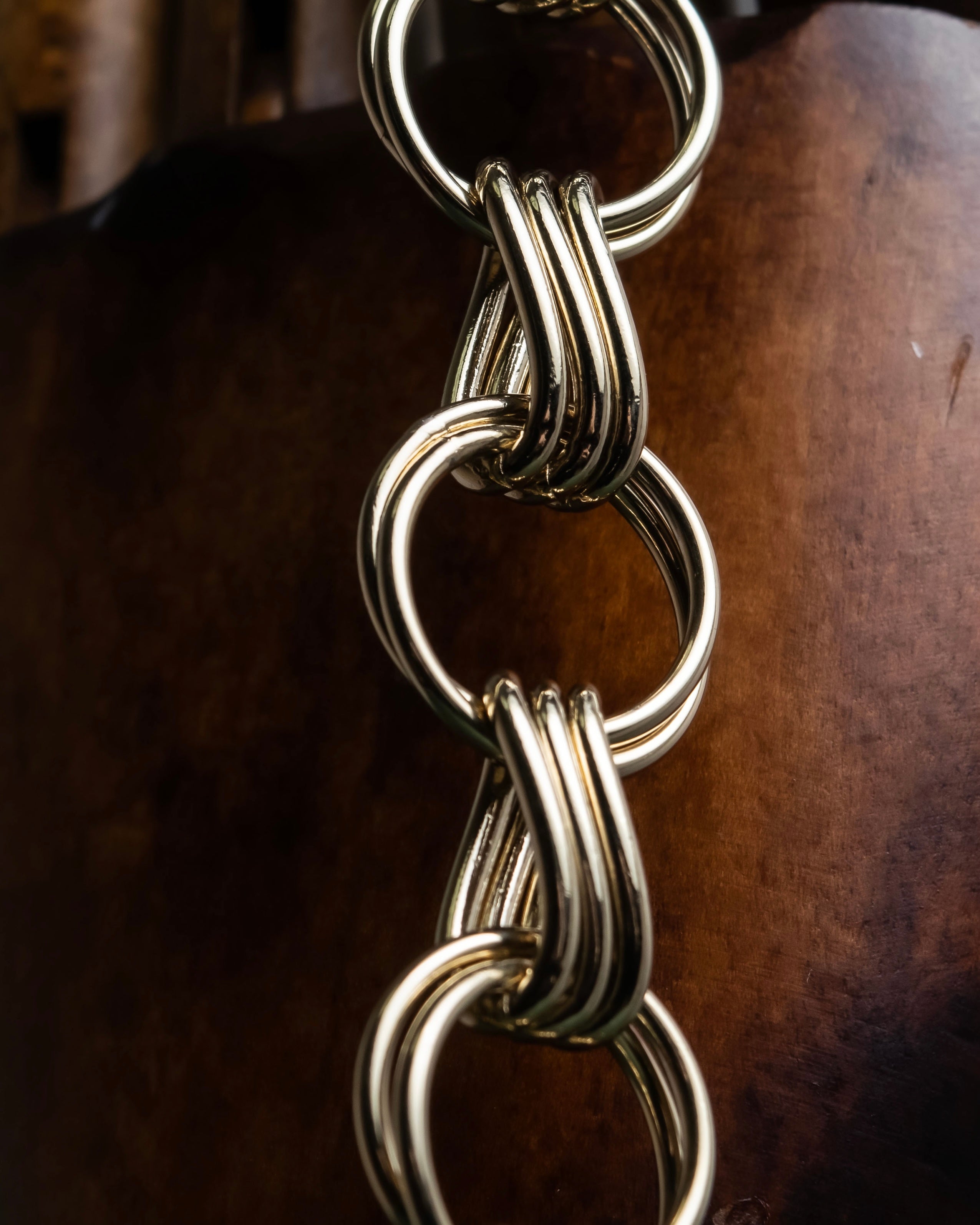 "Saint Laurent" Gold chain link design bracelet