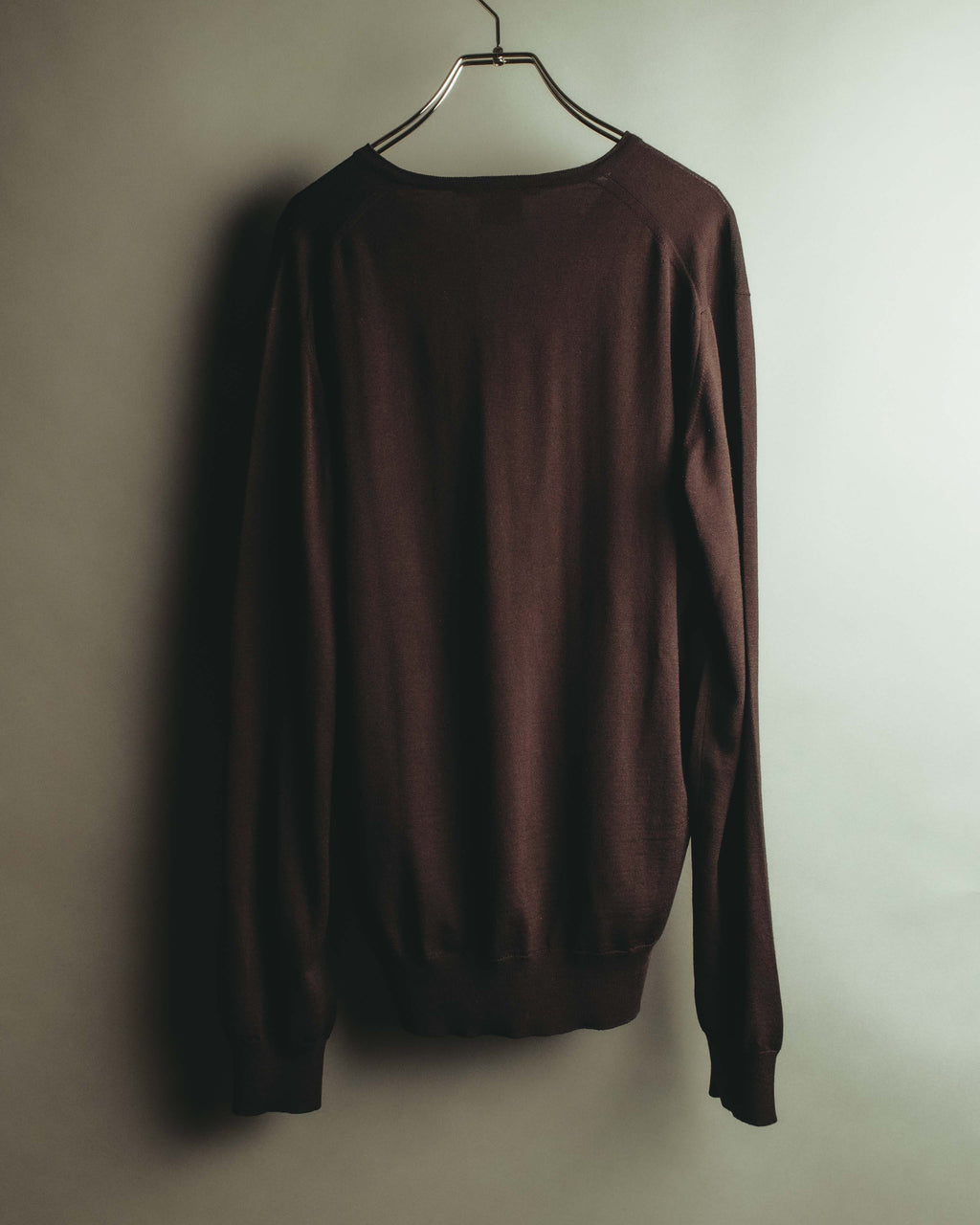 "GUCCI" 90's-00's Minimal V-neck wool sweater