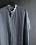 "MAISON MARGIELA" 21SS Long tail design band collar shirt
