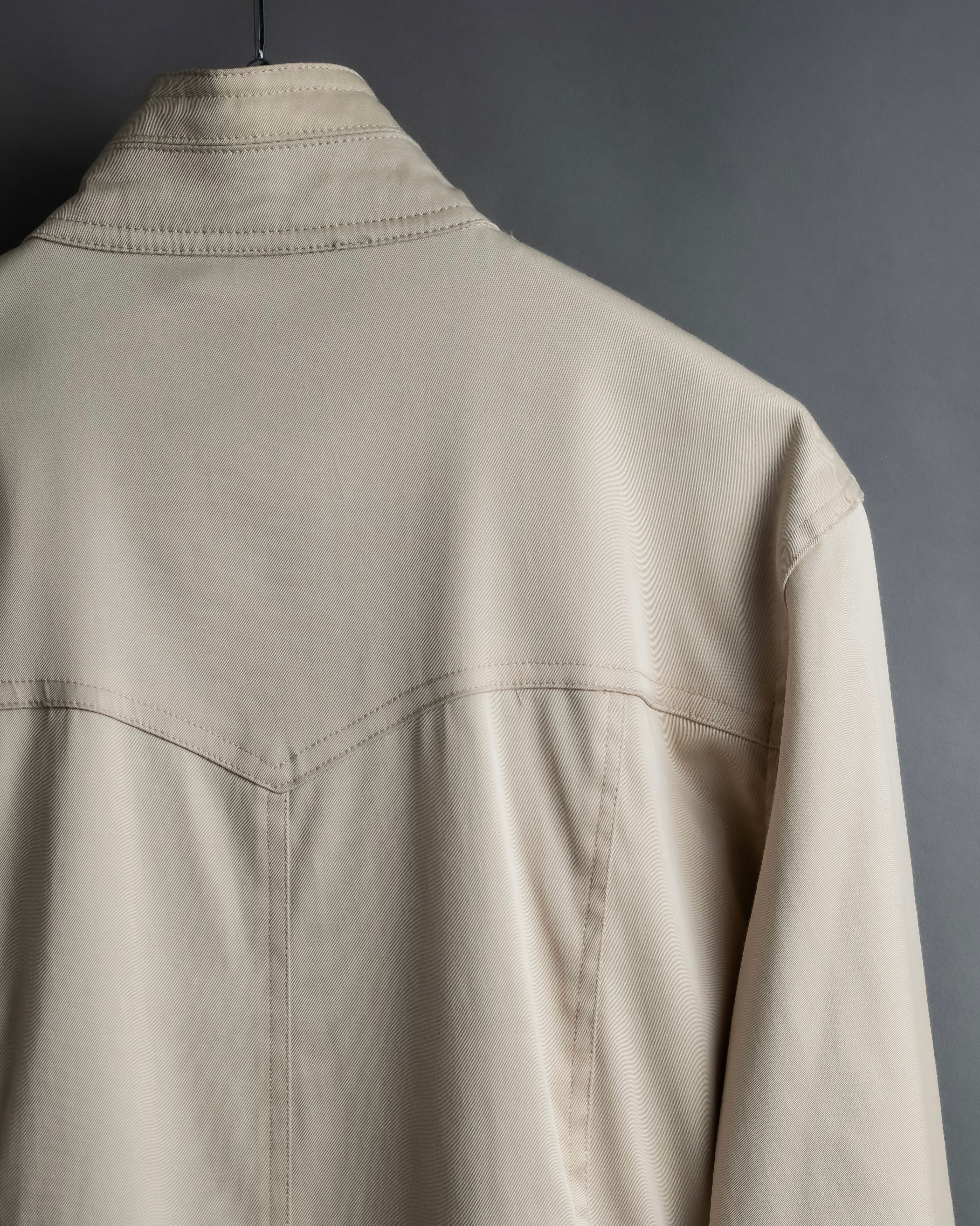 "PRADA" Military detail cotton jacket