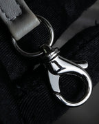 "CHANEL" Karl Lagerfeld design Matelasse chain Black shoulder bag