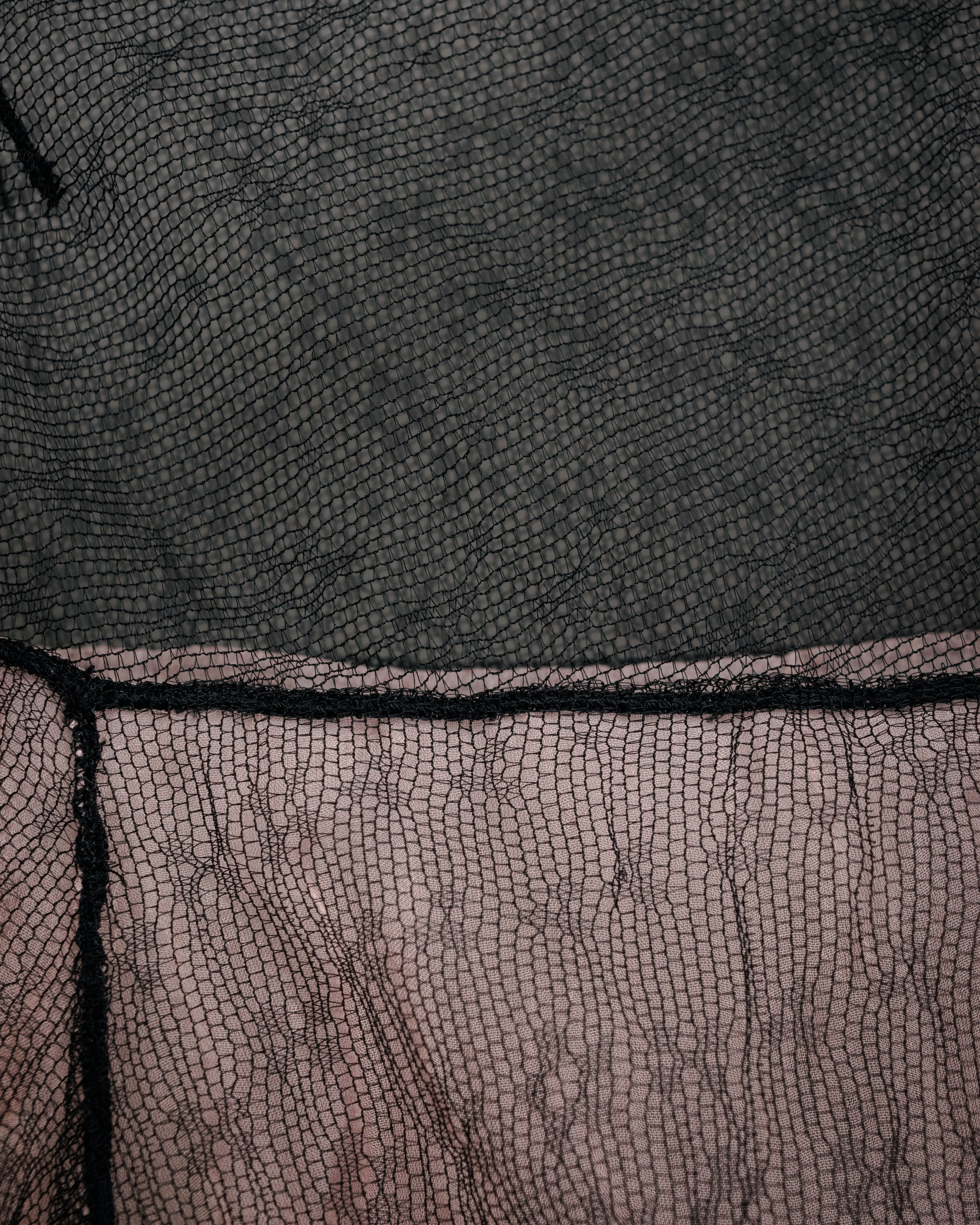 -SPECIAL- “CHANEL” 2014-2019 Sheer lace bow blouse