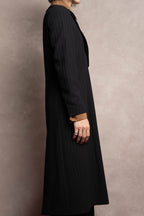 –SPECIAL– "GIORGIO ARMANI"
90’s Borgonuovo 21 pinstripe fly front long coat