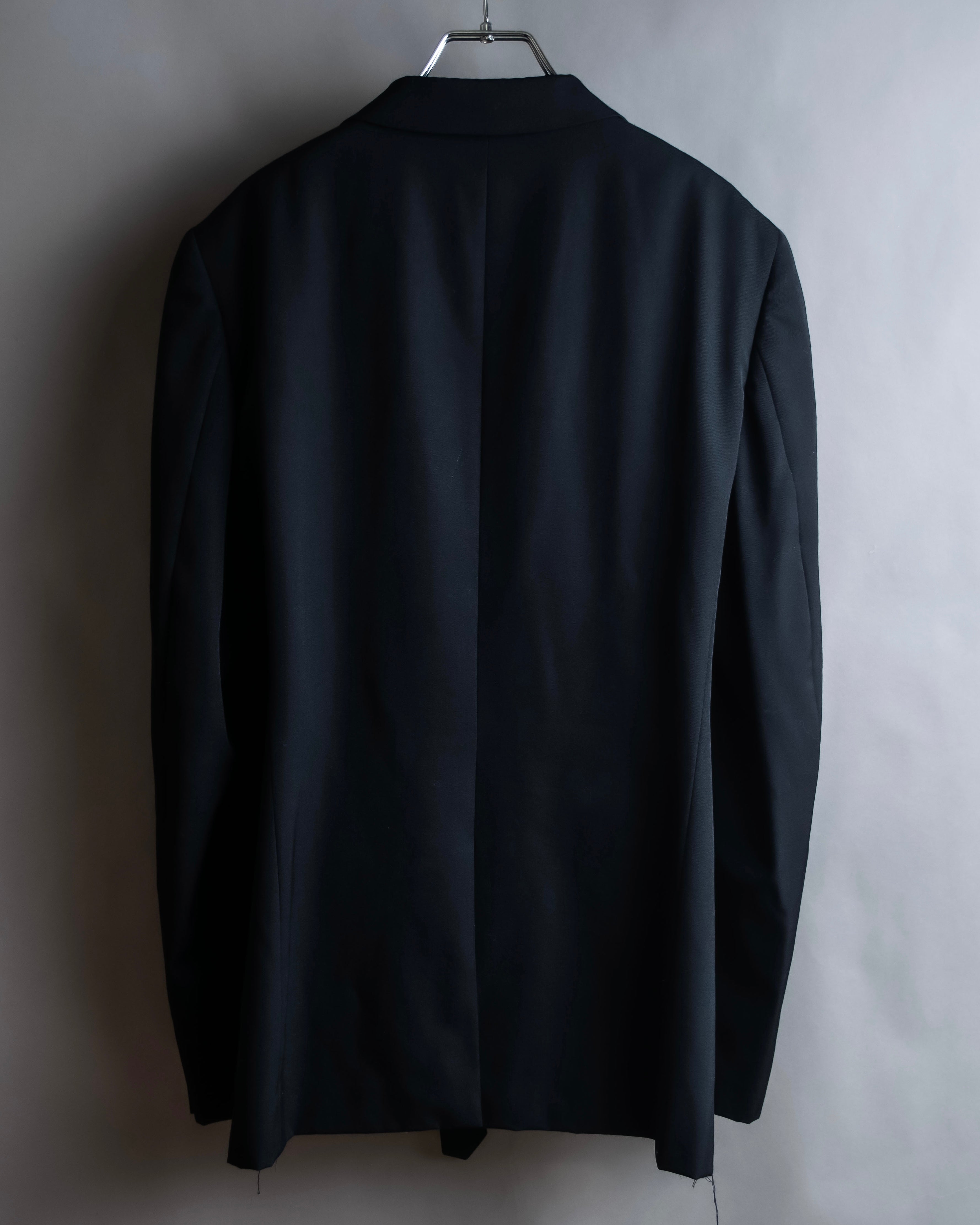 "COMME des GARCONS HOMME PLUS" 17AW Cutting design belted tailored jacket