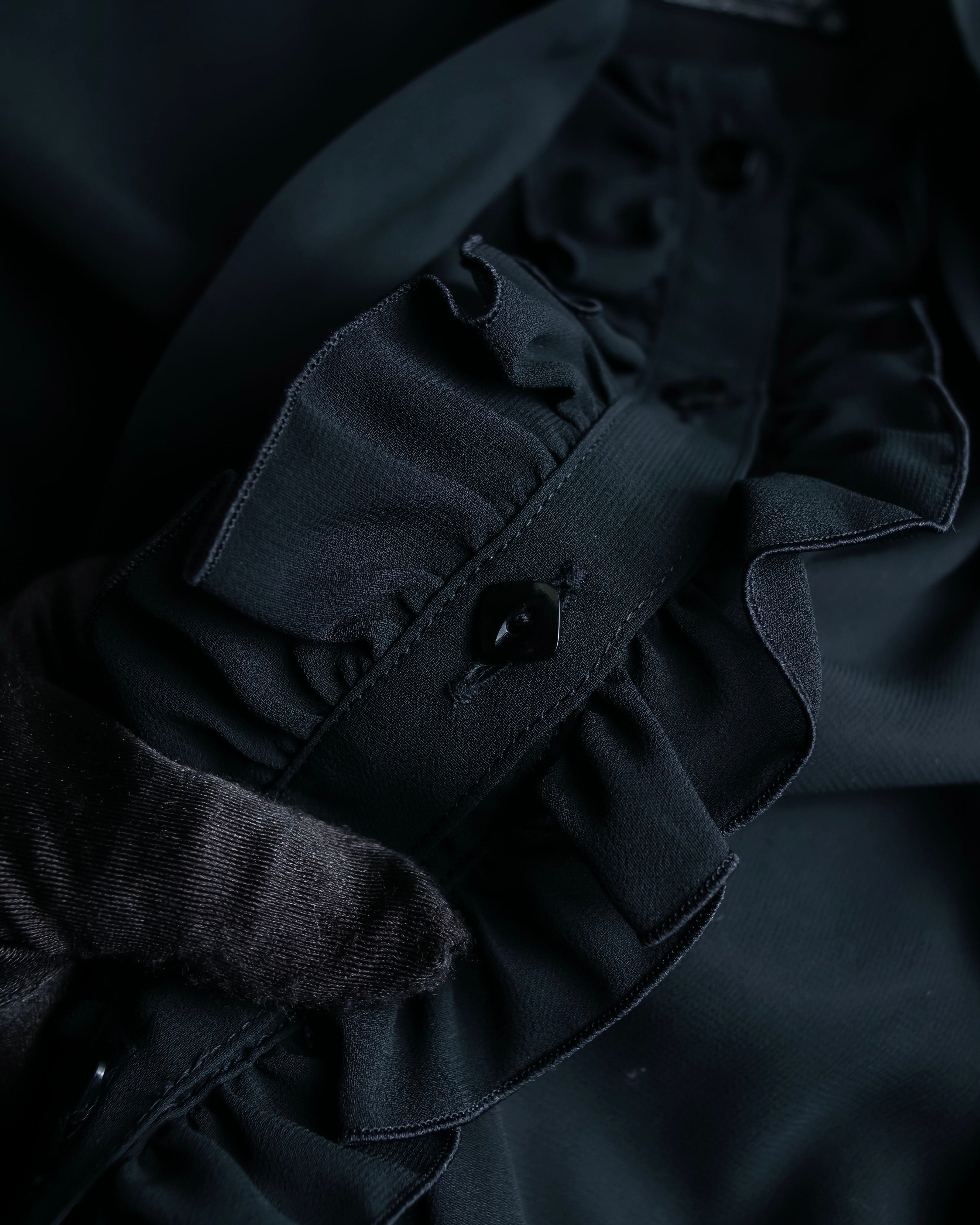 "SOANA" Bowtie belted design long black dress