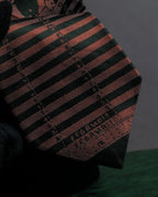 "JEAN PAUL GAULTIER HOMME" Drawing camouflage design silk neck tie