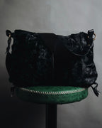 "Ermanno Scervino" 08’s-15’s Fur turquoise charm bag