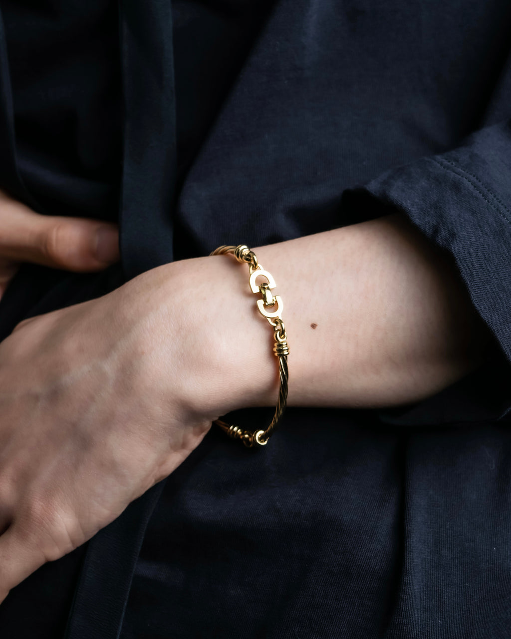 "DIOR" Twisted antique design bracelet