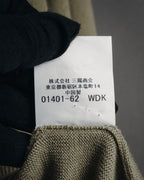 "BURBERRY" 00’s classic argyle v-neck wool knit