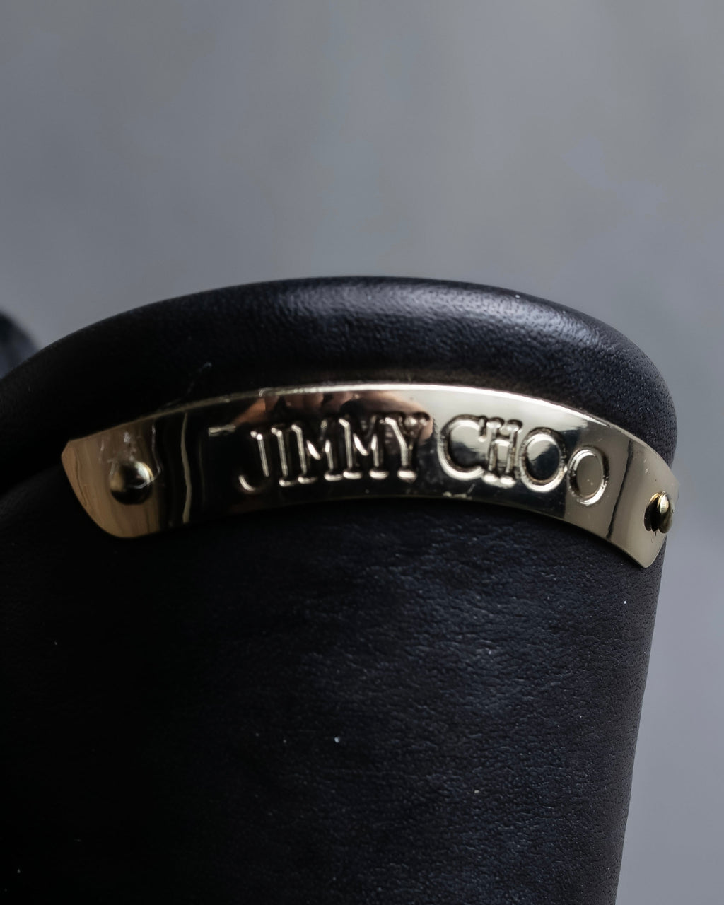 "Jimmy Choo" Leather combination wedge sole heel sandals