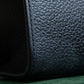 "BURBERRYS" Logo engraved grained leather 2way hand bag