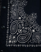 “GUCCI” 2011-12 Bandana panel print shirt
