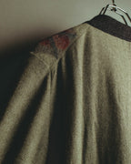 –SPECIAL– "Hermès" 90's-00's Plaid cashmere cardigan