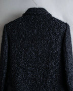 "GUCCI" Compact pattern bouclé wool jacket