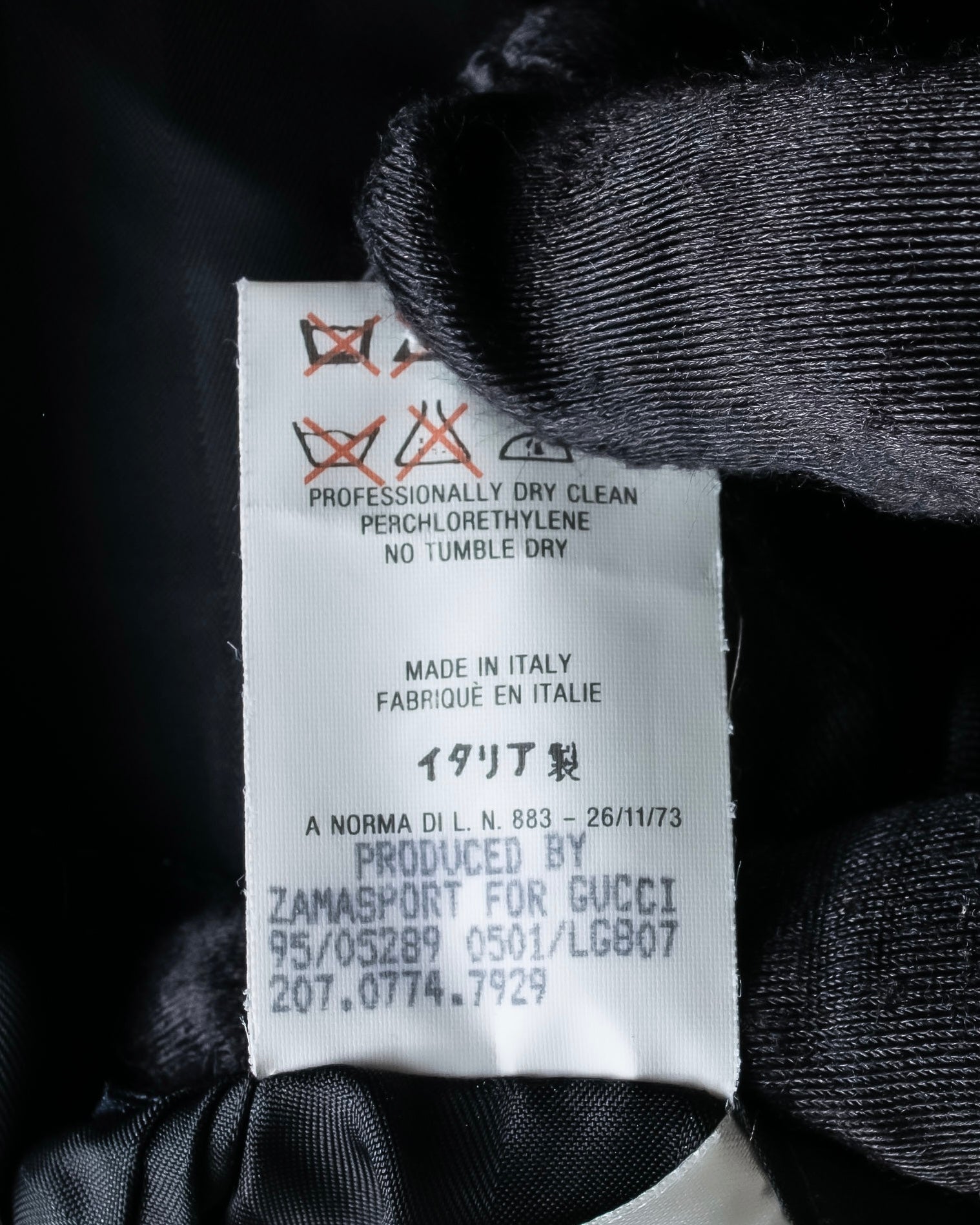 "GUCCI" Compact pattern bouclé wool jacket