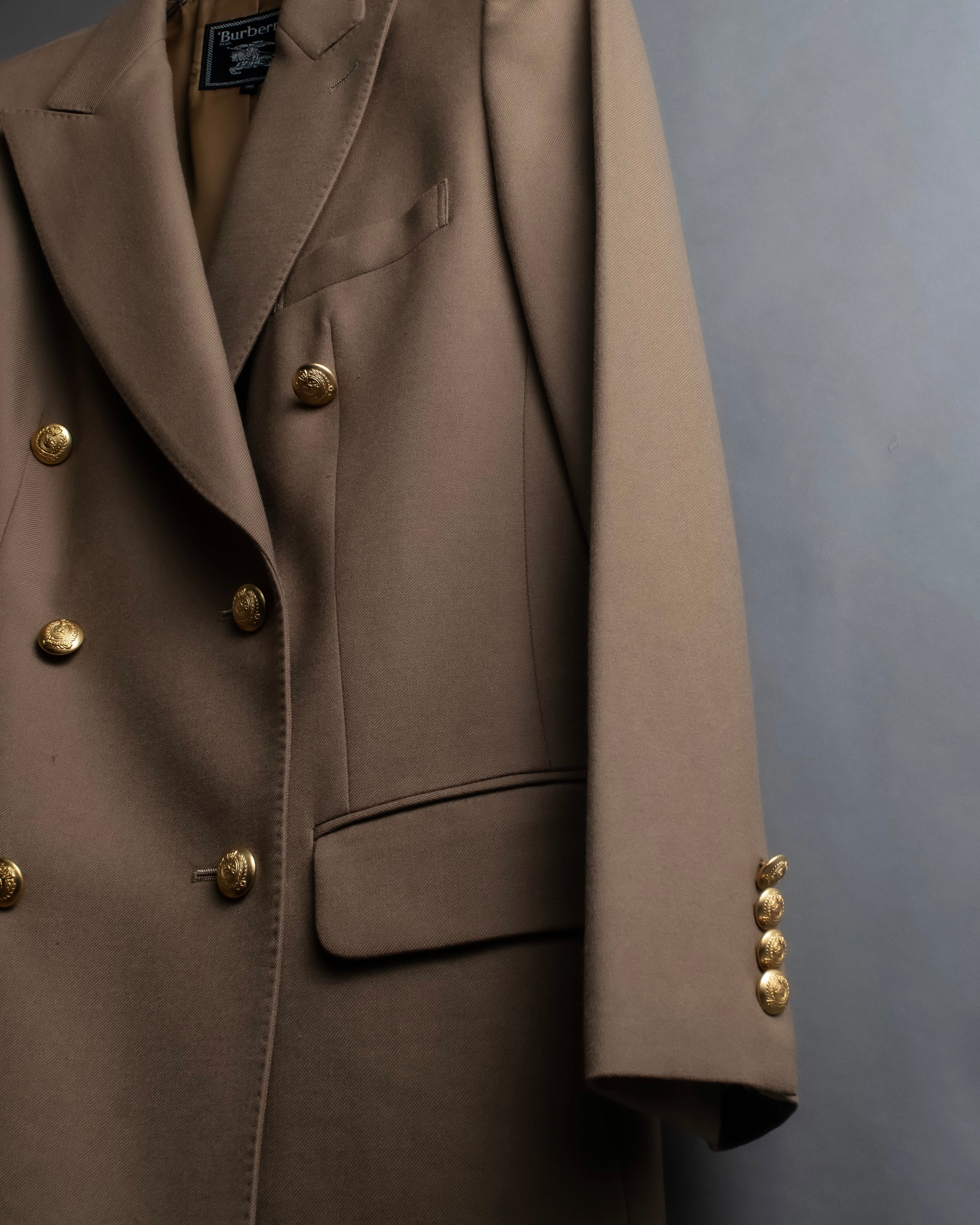 "BURBERRYS" 6 button tailored jacket and tight skirt set up