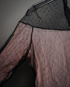 -SPECIAL- “CHANEL” 2014-2019 Sheer lace bow blouse