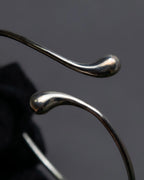 "Tiffany&Co" Elsa Peretti teardrop silver bangle