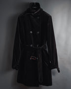 -SPECIAL- "JIL SANDER"
90’s-00’s Architectural cotton velvet belted coat