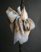 “Christian Dior” 80’s-90’s Classical cornucopia silk scarf