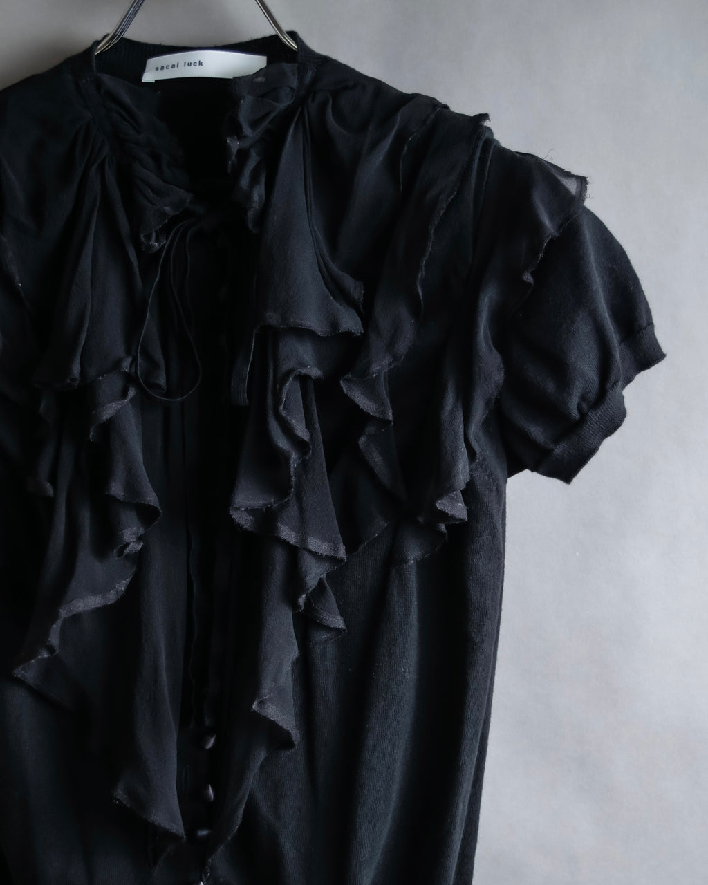 "sacai luck" Layered tulle tunic tops