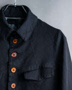 "COMME des GARCONS
COMME des GARCONS" 6 button detail raw edge jacket