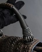 "Christian Dior" John Galliano period Gathering design leather hand bag