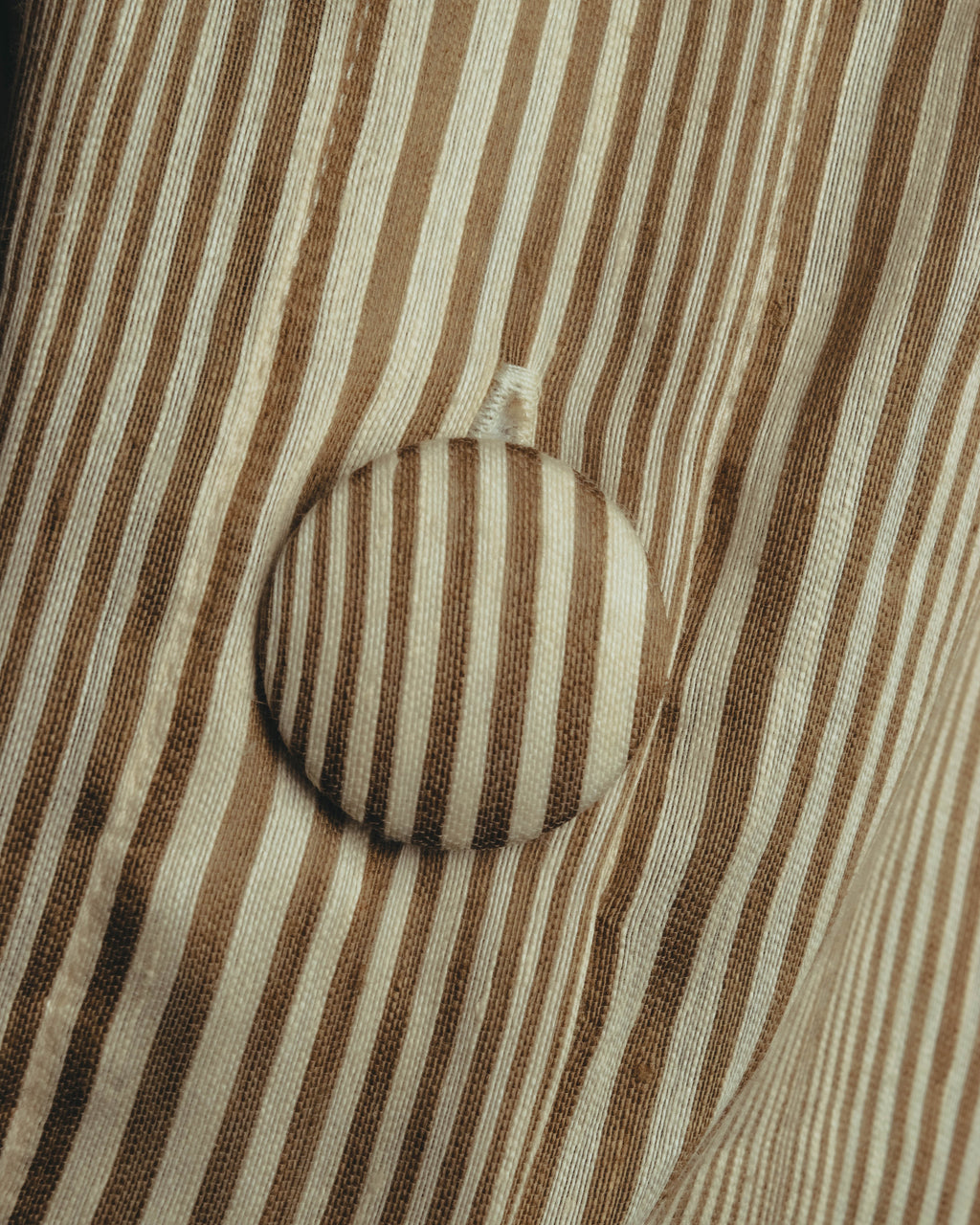 "DESTREE" 2020's Striped linen blend maxi skirt