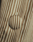 "DESTREE" 2020's Striped linen blend maxi skirt