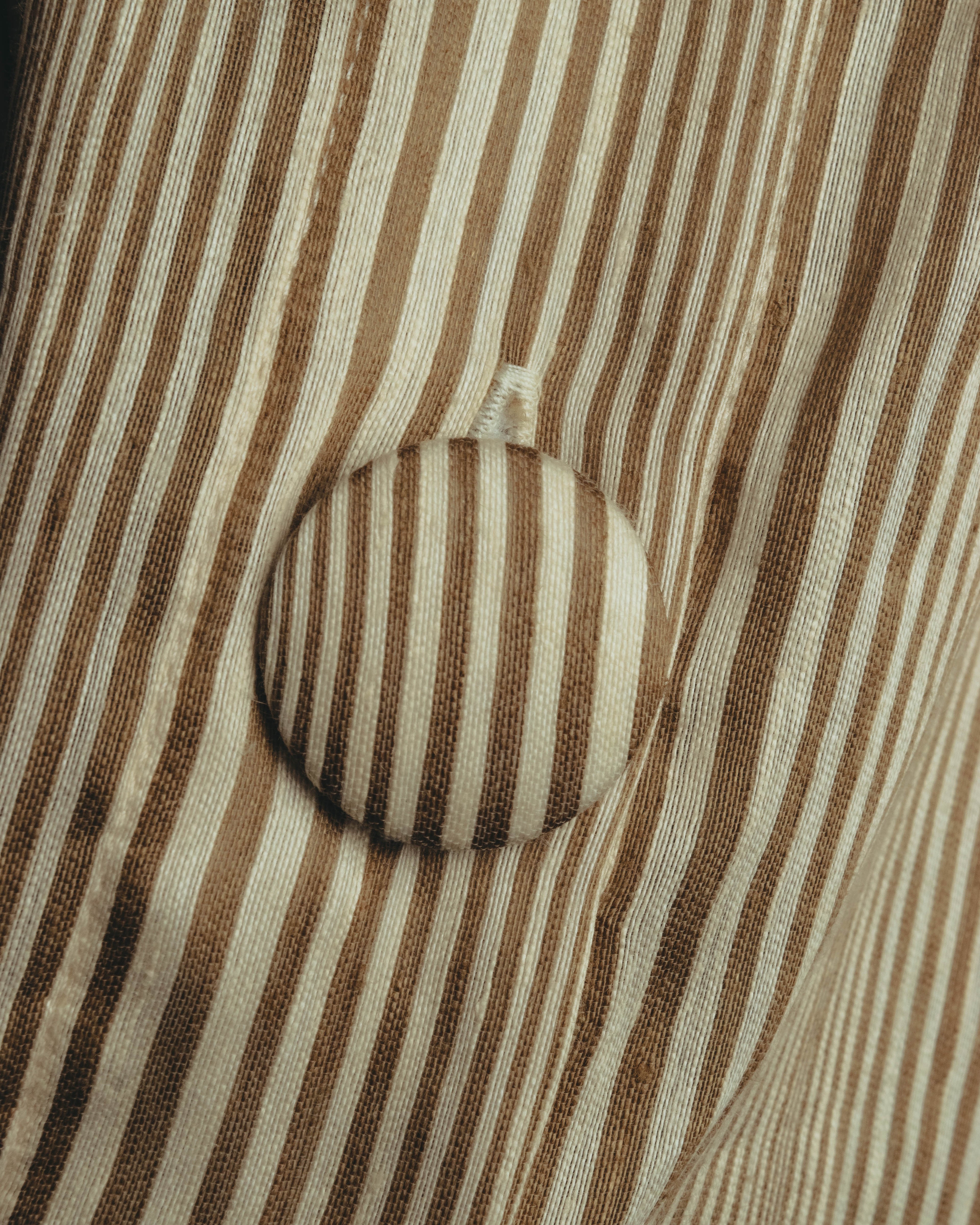 "DESTREE" 2020's Striped linen blend maxi skirt