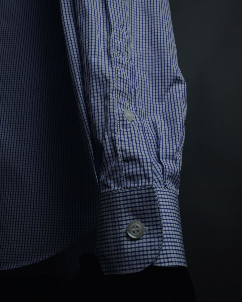 "PRADA" 2014 Micro check modern dress shirt