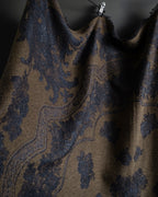 "BALENCIAGA" Large size lame jacquard weave stole