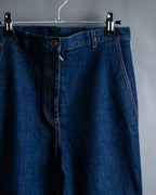 "BOTTEGA VENETA" Wide straight silhouette fisherman denim pants