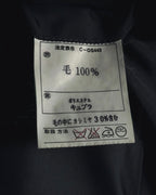 "BALENCIAGA" 90’s Cashmere blend glen check double-breasted blazer