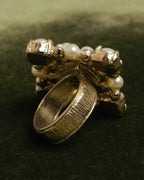 -SPECIAL- “CHANEL” 2013 high summer pearl cc cocktail ring