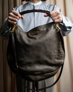 "MIU MIU" Overflap gold Parts design 2-way bag